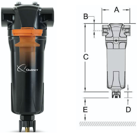 Filtro Separador de Condensado Quincy Compressor